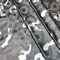 Holographic Silver Camo Printed Stretch Activewear Fabric By the Yard